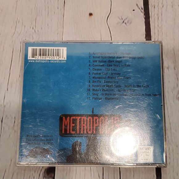 Metropolis records 2000 mix cd gothic industrial electro - Picture 2 of 5